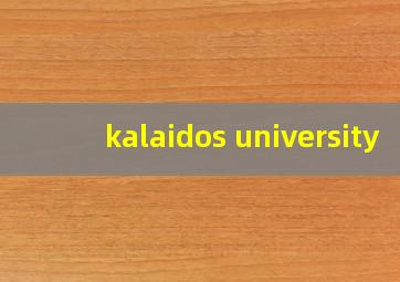 kalaidos university